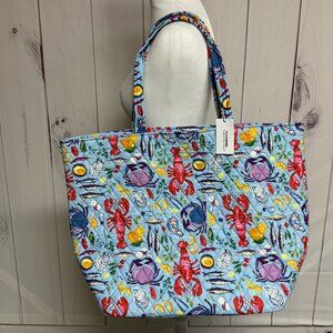 Vera Bradley Essential Grand Tote Seafood Boil NWT